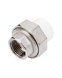 Муфта PP-R CP-RF-2012 разъемная (американка), внутренняя резьба, 20ммх1/2   67-0-441