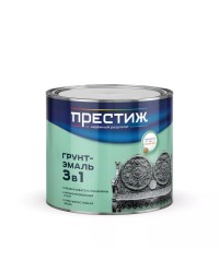ПРЕСТИЖ грунт-эмаль 3в1 серая