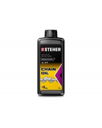 Цепное минеральное масло для бензо и электропил, 1 л STEHER   76020-1