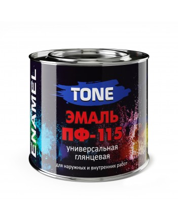ТОН эмаль ПФ-115 черн. гл. 0,8 кг. ГОСТ6465-76/14
