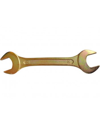 10х13 мм Ключ рожковый углеродистая сталь, желтое цинковое покрытие 631013-12